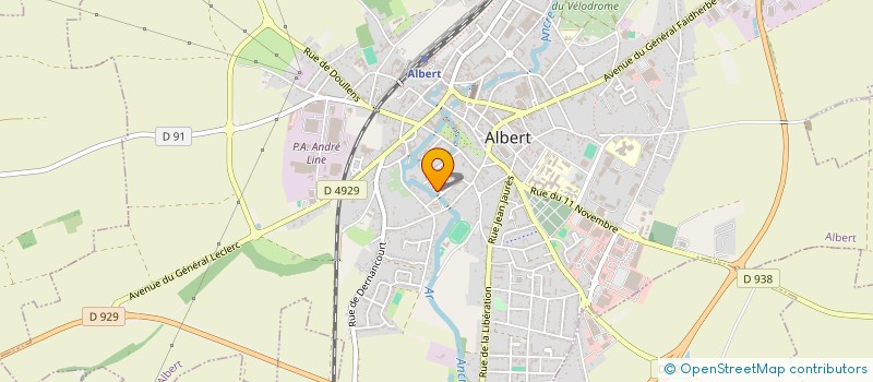 localisation de l'entreprise SOCIETE LAIGNEL FILS PRECISION à ALBERT
