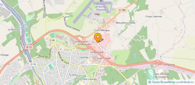 localisation de l'entreprise SOCIETE LAINE à MORLAIX