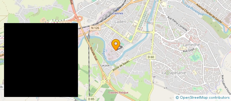 localisation de l'entreprise SOCIETE LAINIERE FRANCO-BELGE à CASTRES