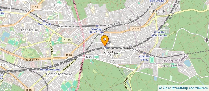 localisation de l'entreprise SOCIETE LAITERIE DE LA VALLEE à VIROFLAY
