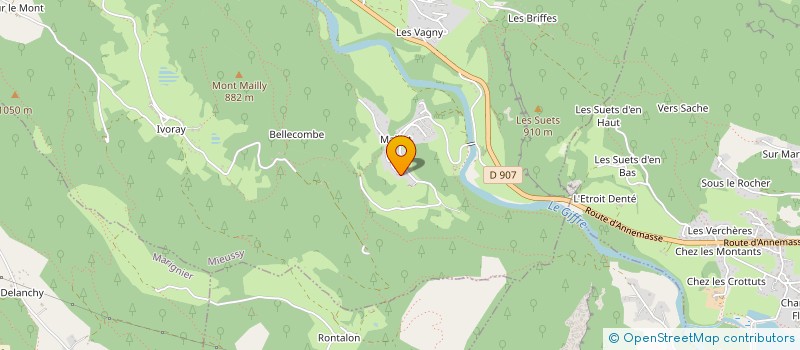 localisation de l'entreprise SOCIETE LALUVA  LA RIVIERE-ENVERSE