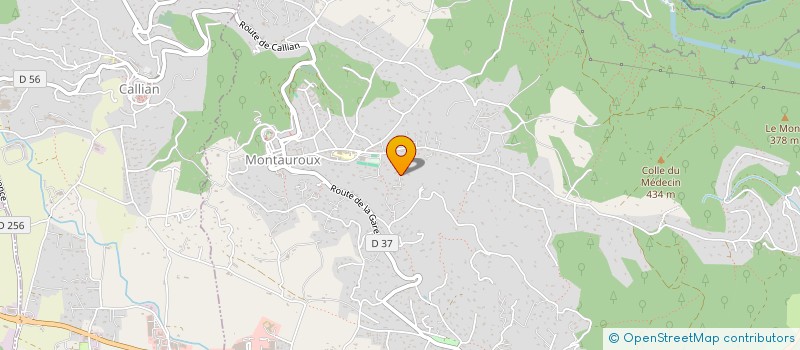 localisation de l'entreprise SOCIETE LAMBERT  MONTAUROUX