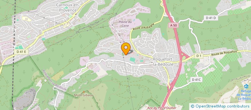 localisation de l'entreprise SOCIETE LANGUEDOCIENNE DE GARAGE  ROQUEFORT-LA-BEDOULE