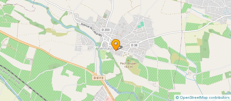 localisation de l'entreprise SOCIETE LANGUEDOCIENNE DE REVISION ET EXPERTISE COMPTABLE  PENNAUTIER