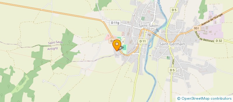 localisation de l'entreprise SOCIETE LANNEAU à SAINT-SAVIN-SUR-GARTEMPE