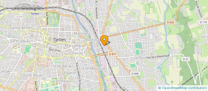 localisation de l'entreprise SOCIETE LARBI  SEMEAC