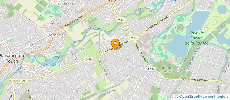 localisation de l'entreprise SOCIETE LARZUL PYB LMNP  TOURNEFEUILLE