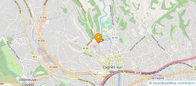 localisation de l'entreprise SOCIETE LAURA à CAGNES-SUR-MER
