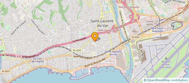 localisation de l'entreprise SOCIETE LAURENTINE DE CONSTRUCTION à SAINT-LAURENT-DU-VAR