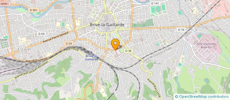 localisation de l'entreprise SOCIETE LAUTEC à BRIVE-LA-GAILLARDE