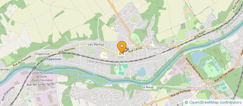 localisation de l'entreprise SOCIETE LAVOISIER à AUVERS-SUR-OISE