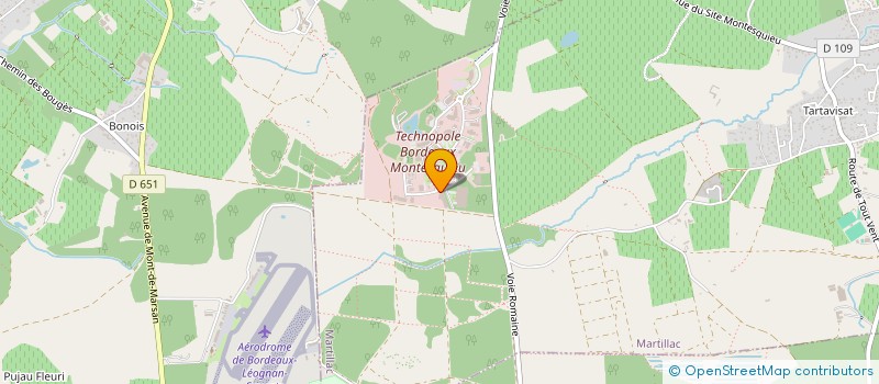 localisation de l'entreprise SOCIETE LAYGUE ET FILS à MARTILLAC