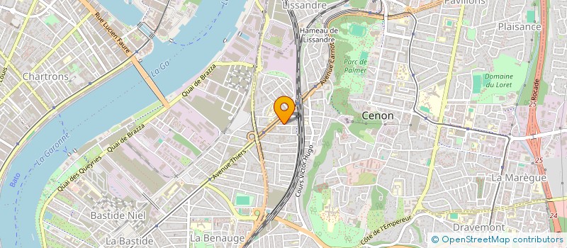 localisation de l'entreprise SOCIETE LAZARO AVOCAT  BORDEAUX