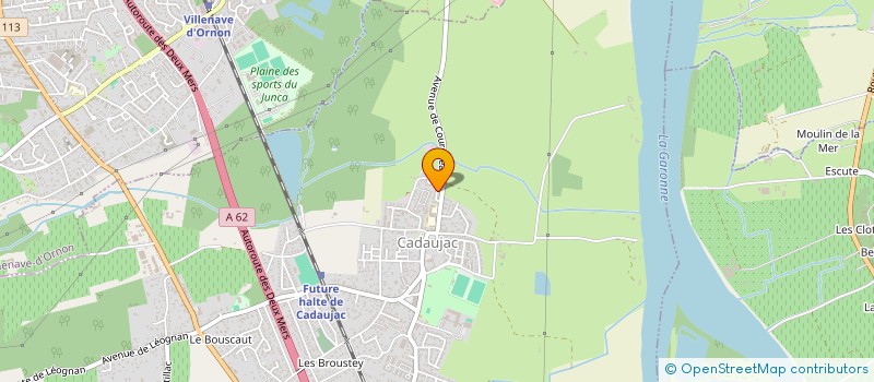 localisation de l'entreprise SOCIETE LDL PEINTURE DES GRAVES  CADAUJAC