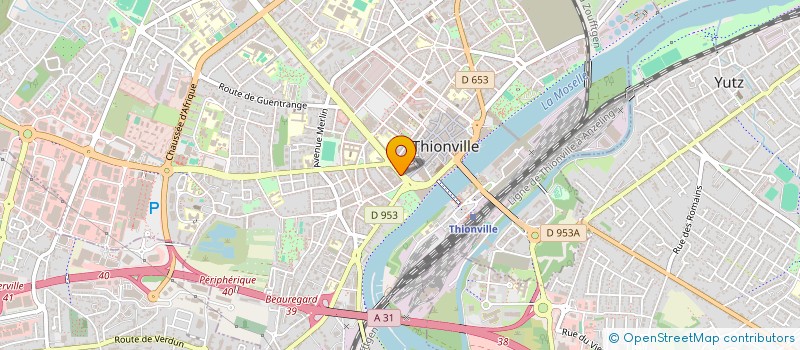 localisation de l'entreprise SOCIETE LE BEFFROI à THIONVILLE