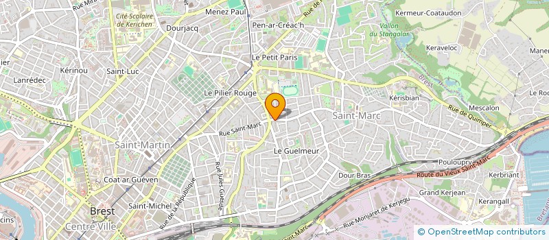 localisation de l'entreprise SOCIETE LE BIHAN à BREST