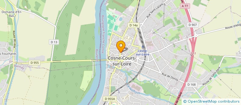 localisation de l'entreprise SOCIETE LE BOIS FLEURY à COSNE-COURS-SUR-LOIRE