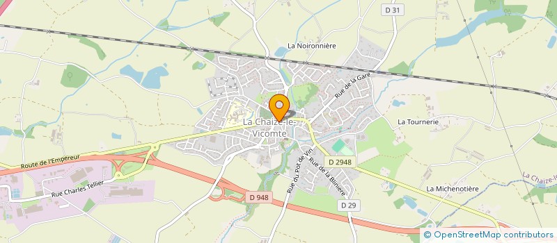 localisation de l'entreprise SOCIETE LE BON ACCUEIL à LA CHAIZE-LE-VICOMTE