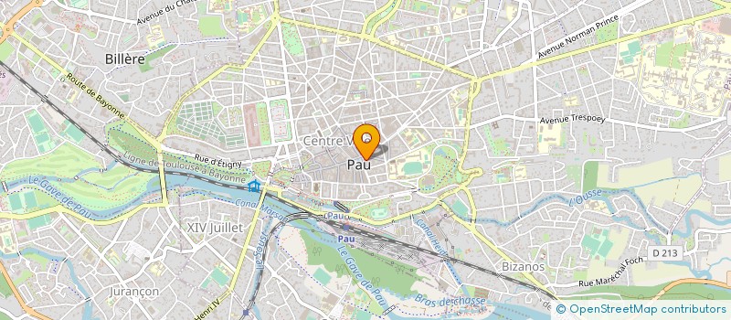 localisation de l'entreprise SOCIETE LE BOURBON à PAU