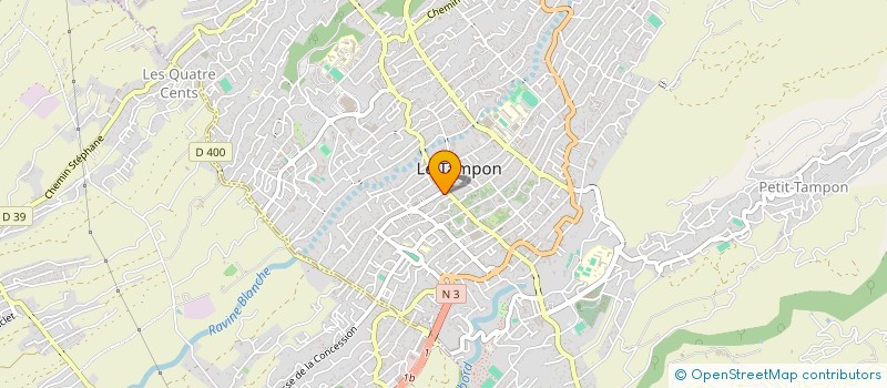 localisation de l'entreprise SOCIETE LE CAFE DU CENTRE à LE TAMPON