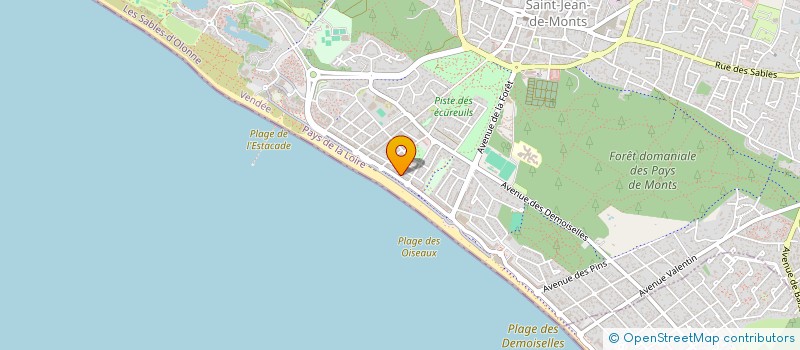 localisation de l'entreprise SOCIETE LE CHARLTON  SAINT-JEAN-DE-MONTS