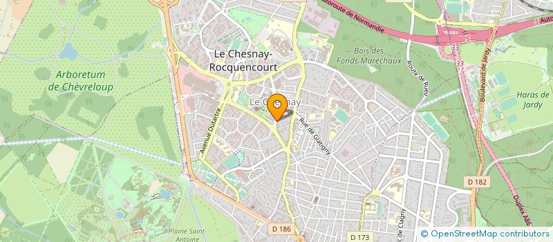 localisation de l'entreprise SOCIETE LE CHESNAY VOYAGES à LE CHESNAY-ROCQUENCOURT