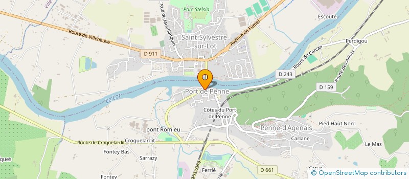 localisation de l'entreprise SOCIETE LE CLUB à PENNE-D'AGENAIS