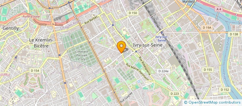 localisation de l'entreprise SOCIETE LE DISQUE à IVRY-SUR-SEINE