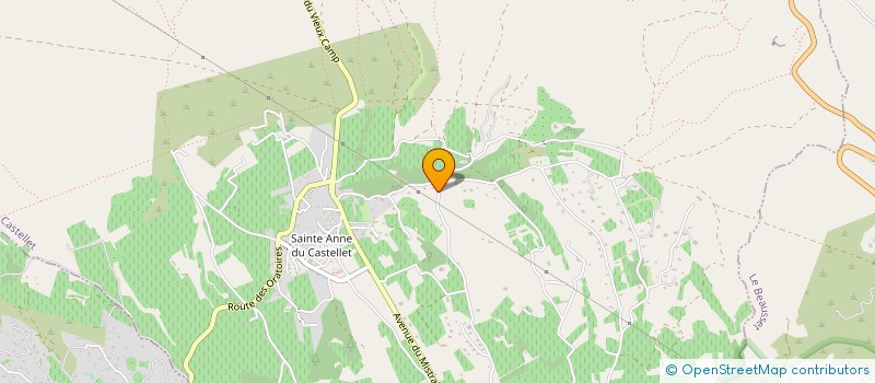 localisation de l'entreprise SOCIETE LE DOMAINE DU SUD EST  LE CASTELLET