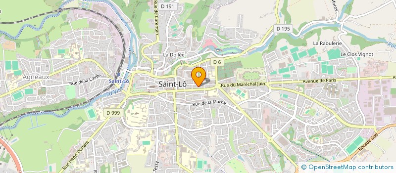 localisation de l'entreprise SOCIETE LE GARAGE à SAINT-LO