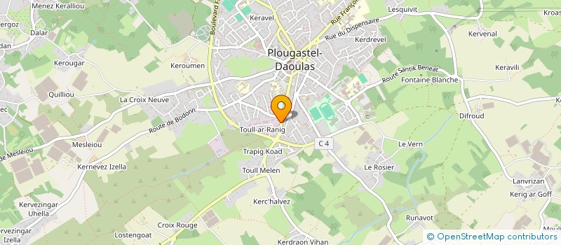 localisation de l'entreprise SOCIETE LE LANN à PLOUGASTEL-DAOULAS