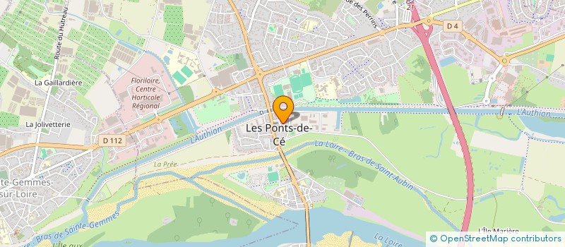 localisation de l'entreprise SOCIETE LE LAURIER  LES PONTS-DE-CE