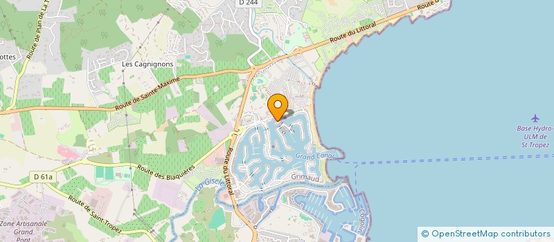 localisation de l'entreprise SOCIETE LE MAREYEUR à GRIMAUD