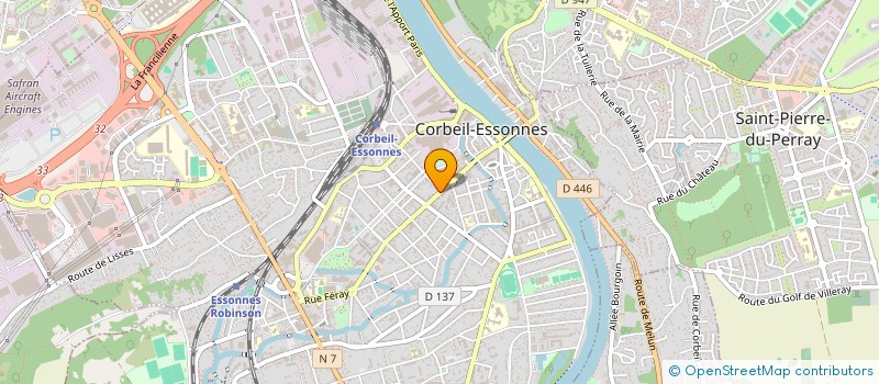localisation de l'entreprise SOCIETE LE MAROC à CORBEIL-ESSONNES