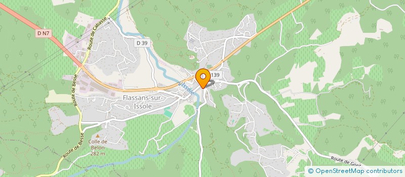 localisation de l'entreprise SOCIETE LE MAS DU FOUR  LE CANNET-DES-MAURES