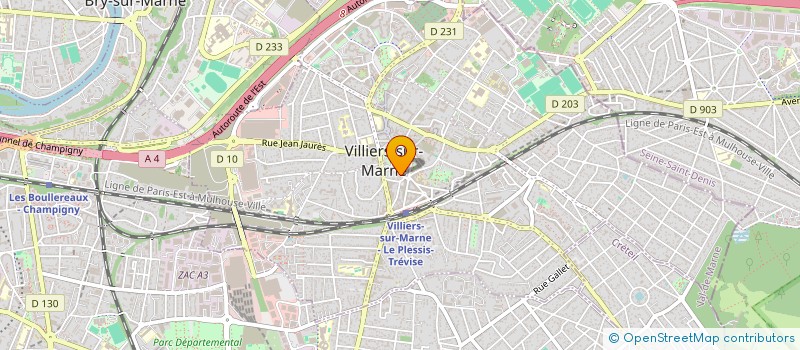 localisation de l'entreprise SOCIETE LE MENEZ DU  VILLIERS SUR MARNE