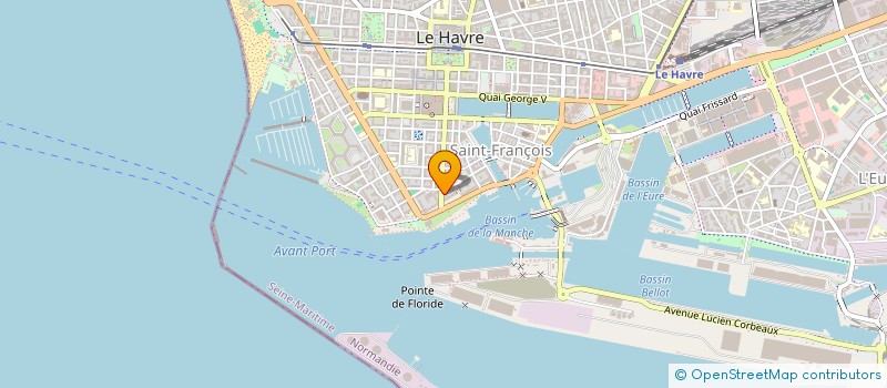 localisation de l'entreprise SOCIETE LE MONACO à LE HAVRE