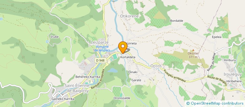 localisation de l'entreprise SOCIETE LE MOULIN DE NEBOUT  ALDUDES