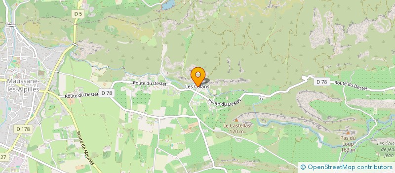 localisation de l'entreprise SOCIETE LE PETIT ARGENCE à MAUSSANE-LES-ALPILLES