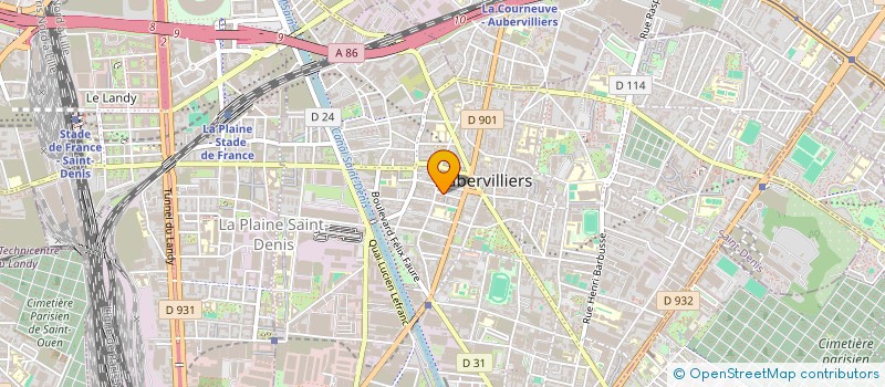 localisation de l'entreprise SOCIETE LE PETIT TONNEAU  AUBERVILLIERS