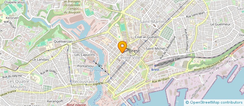 localisation de l'entreprise SOCIETE LE REGENT à BREST