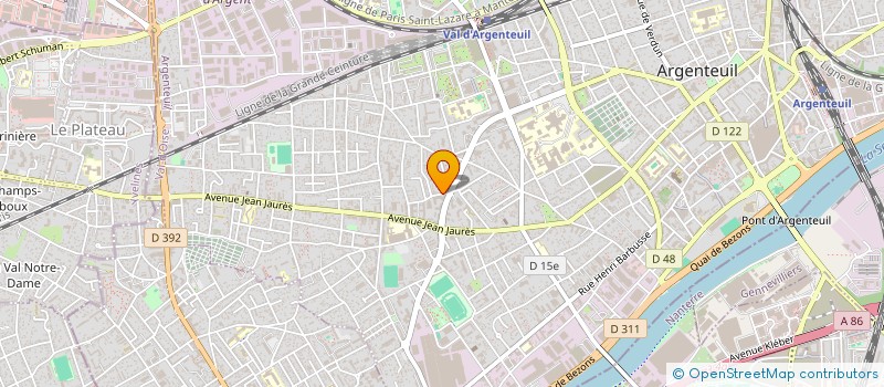 localisation de l'entreprise SOCIETE LEBAUT ROLLET à ARGENTEUIL