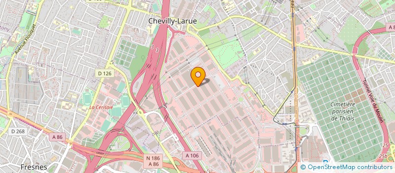 localisation de l'entreprise SOCIETE LEBLANC ET SERRE SA  CHEVILLY-LARUE