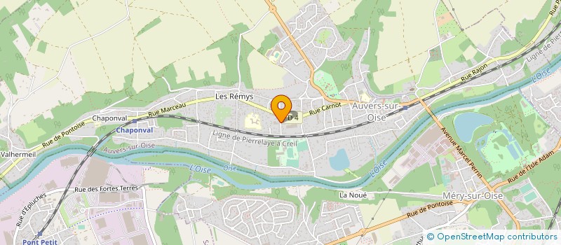 localisation de l'entreprise SOCIETE LECARPENTIER à AUVERS-SUR-OISE