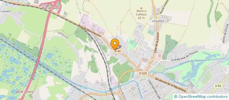 localisation de l'entreprise SOCIETE LECLERC IMPRIMERIE à ABBEVILLE