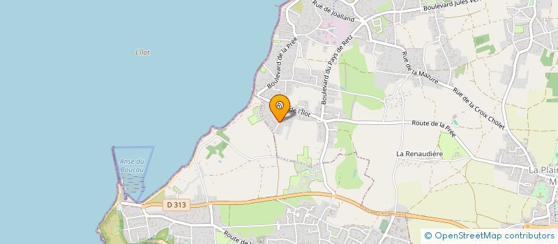 localisation de l'entreprise SOCIETE LECOMTE à LA PLAINE-SUR-MER