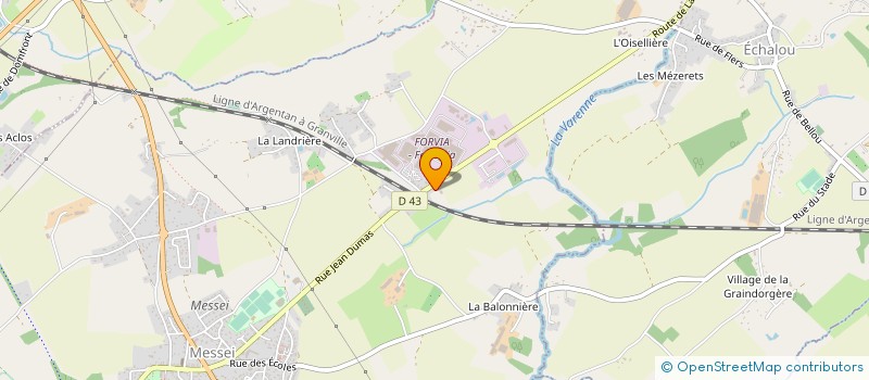 localisation de l'entreprise SOCIETE LEDOUX-NA à MESSEI