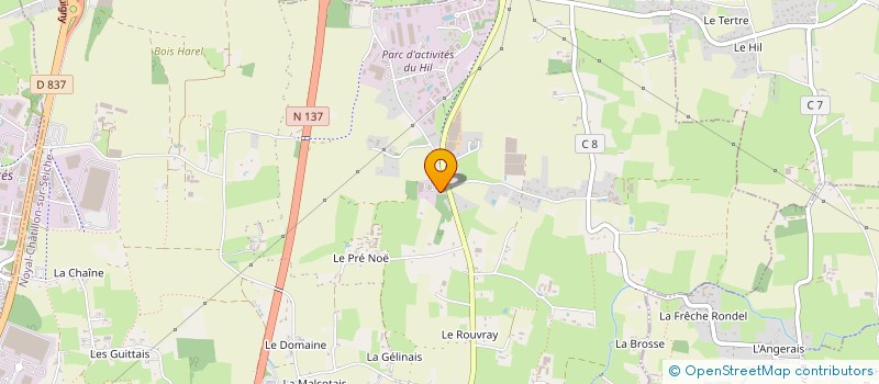 localisation de l'entreprise SOCIETE LEDUC ET BERRE à NOYAL-CHATILLON-SUR-SEICHE