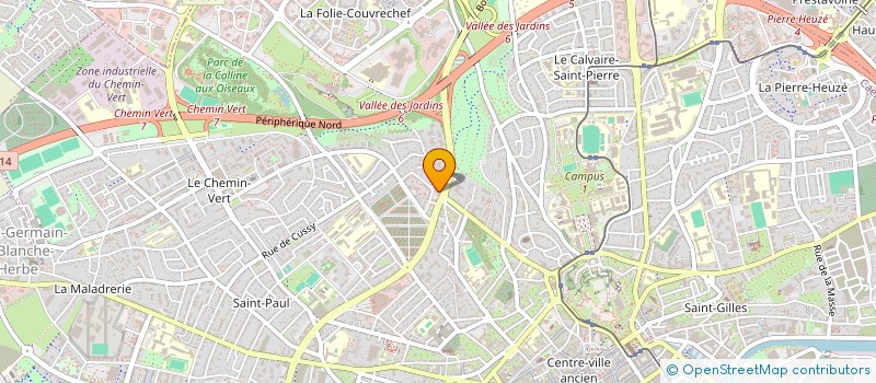 localisation de l'entreprise SOCIETE LEGONIN-QUESNEL à CAEN