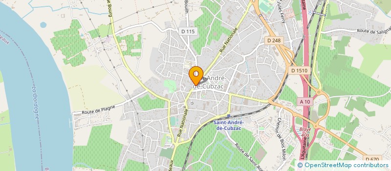 localisation de l'entreprise SOCIETE LEHAGUEZ PEREZ à SAINT-ANDRE-DE-CUBZAC